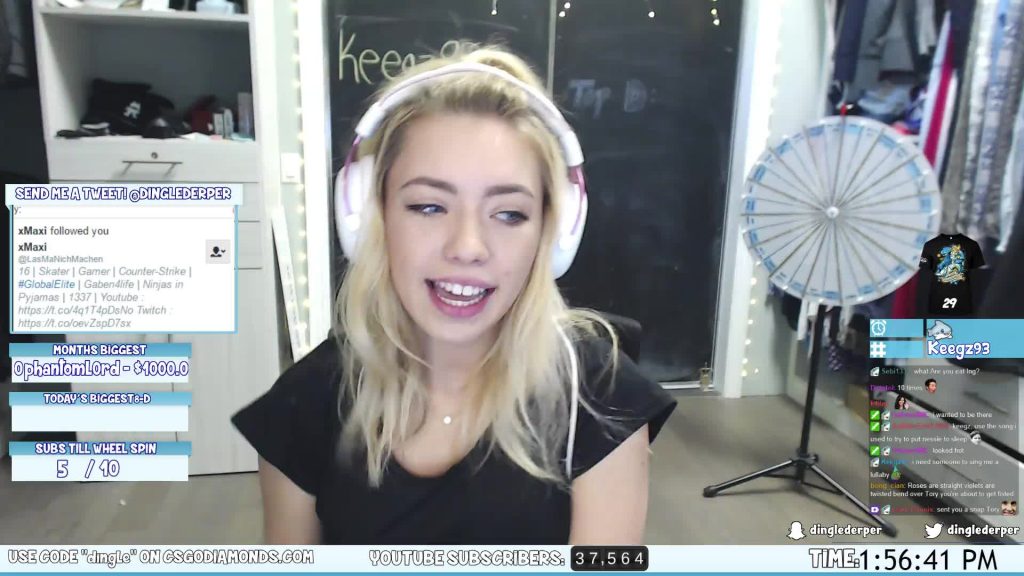 Girls cutest twitch The Top